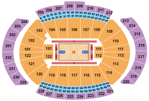 T-Mobile Center Big 12 Basketball Seating Chart